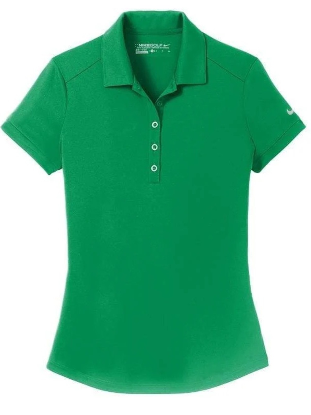Nike Golf Women's Dri-Fit Green Short Sleeve Polo Shirt